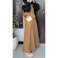 KATUN HYERI COTTON VEST SKIRT SET PREMIUM COTTON LONG SKIRTWanita