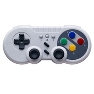 เกมแพดจอยเกมส์บลูทูธ1ชุด2.4G สำหรับ Snes จอยควบคุมเกมคลาสสิก Sn30 Pro จอยสติ๊กควบคุมไร้สายขนาดเล็กสำ