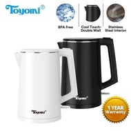 Toyomi 1.5L Stainless Steel Cordless Kettle WK 1588