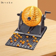 [Devoko] Traditional Bingo Game Traditional Bingo Machine Toy for Bar Festivals Group