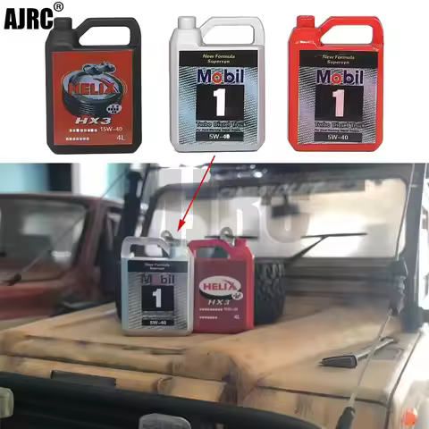 Ajrc Simulation Metal Engine Oil Barrel For 1/10 Rc Crawler Car Trx4 Defender Trx-4 Bronco Rc4wd D90