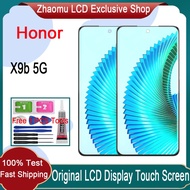 Original AMOLED Honor X9b 5G LCD Display Touch Screen With Frame Replacement