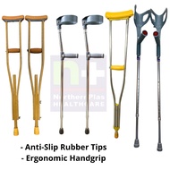 Aluminum Forearm Crutches / Elbow Crutches / Underarm Crutches/ Eurostyle Crutches Adjustable Height