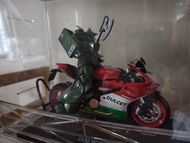 Gundam Zaku 模型連 Ducati 摩托車
