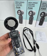 Mini kipas angin portable Fan Turbo Meningkatkan USB Pengisian Lipat Genggam Pendinginan Fan High Sp