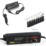 Adjustable Power Supply 3V 12V 24V AC-DC Power Supply Adapter 3V-12V-10A with Jack Adapter Plug Fema