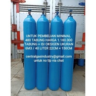 PROMO- TABUNG OKSIGEN LAS 6M3 BEKAS TERMASUK ISI -MEMBANGUN7