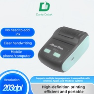 thermal printer portabel mini Printer Kasir Pintar Terpopuler POS Bluetooth Receipt Printer 58mm | C