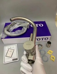 全新TOTO滾珠純304不銹鋼旋轉水槽廚房冷熱菜盆水龍頭質超九牧科勒箭牌