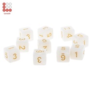 [Lovoski] 10pcs Multi Sided  D&D RPG Roleplay Party Game D6 D10 D12 D20 Dices Toys