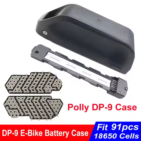 DP-9 E-Bike Battery Case 36V 48V 52V Empty Box Fit 91PCS 18650 Cells 10S9P 13S7P 14S6P Nickel Strip 
