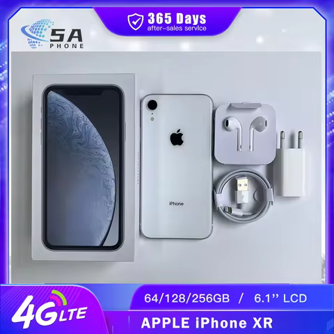 Original Unlocked Apple iPhone XR Mobile Face ID 3GB RAM 64GB/128GB/256GB ROM NFC 6.1" IPS LCD 12MP+