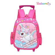 Unicorn Children's Trolley Backpack - Children's Bag - Trolley Bag