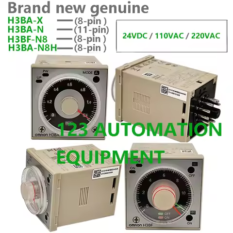 Authentic New Omron H3BF-N8 H3BA-N8H H3BA-N H3BA-X8HA H3BA-X8HB Time Relay Solid-state Timer 24VDC /