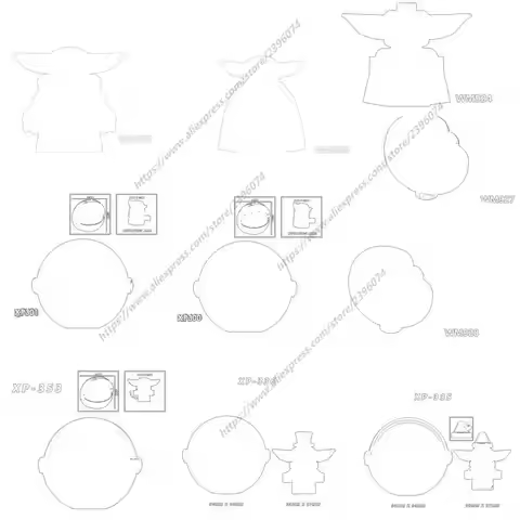WM Action Figures Movie accessories Building Blocks Bricks toys WM924 WM925 WM926 WM927 WM928 XP300 