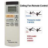 NiLANK FOR Panasonic KDK Ceiling fan remote control FOR F-M15EX F-60XDN F-60TDN K15YX W56WV