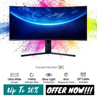 Xiaomi Mi Curved Gaming Monitor Surface Curve Display/AMD FreeSync (34" 21:9 WQHD 2K/3440 x 1440)
