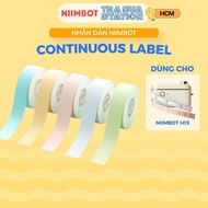 NIIMBOT color continuous label paper for H1S label printers (Niimbot label continuous)