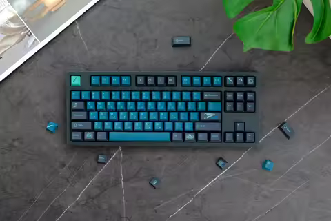 GMK Abyss Keycaps 129 Key PBT Material Keycaps Cherry Profile DYE-SUB Personalized GMK Keycaps For M