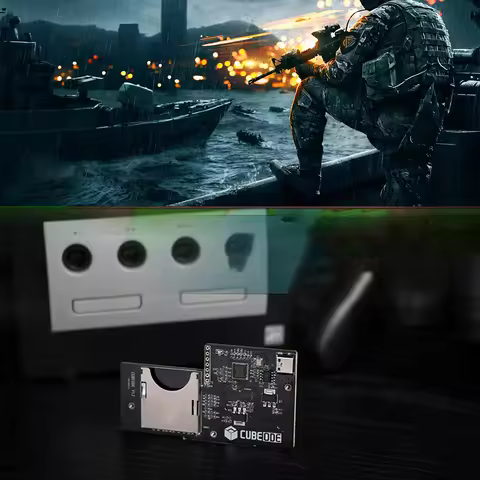 CUBEODE V1.2 Optical Drive Emulator Upgraded Plug and Play Game Console Optical Drive Emulator for N