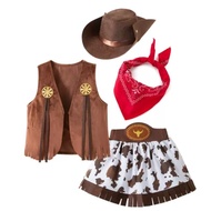 CowGirl Set Kids Halloween Costume Cowboy Costume American CowboyGirl Girl