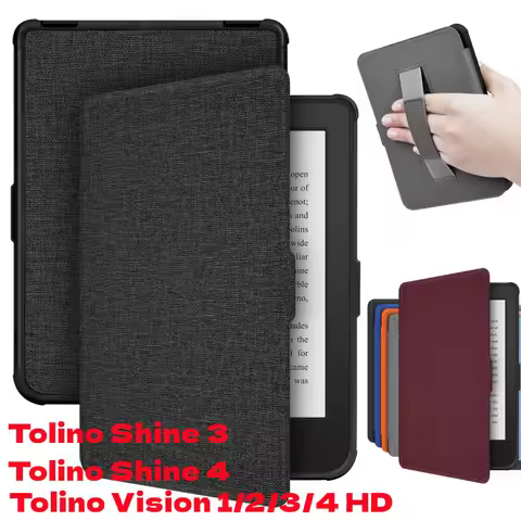 Protective Case Cover Skin for Tolino Vision 1/2/3/4 Vision4 Vision2 Vision3 HD Shine 4 2022 6 Inch