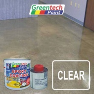 ( CLEAR 2K ) 1L Epoxy Paint GREENTECH PAINT ( 750ml Colour + 250ml Hardener ) CAT LANTAI BERKUALITI (Include Hardener)