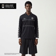 LARUSSO FIFA Collection - Premium Longsleeve Boxy Official Fifa Football Jersey - Jet Black