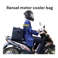 Waterproof Food Storage Bag. 36L Motorcycle Backpack. Courier Delivery Bag