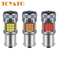 TCYATO 2X Super Bright Car LED Canbus Light 1156 BA15S BAU15S 1157 No Error For Car Reverse Turn Sig