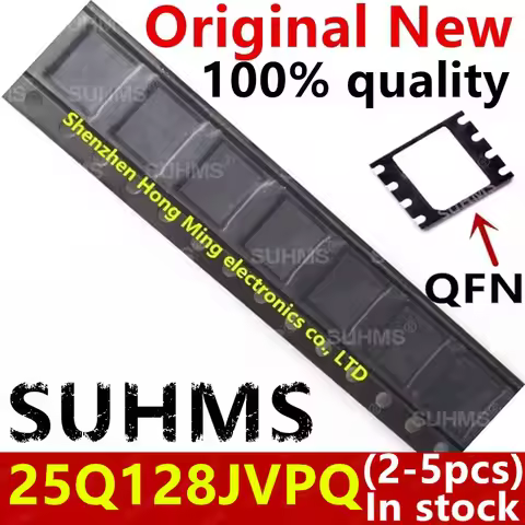 (2-5piece) 100% New W25Q128JVPIQ 25Q128JVPIQ W25Q128JVPQ 25Q128JVPQ QFN-8