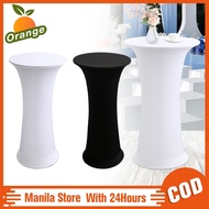 60cm*110cm Cocktail Table Covers Spandex Cocktail Tablecloth Round Elastic High Top Table Cloth