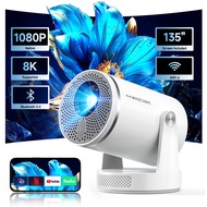 Magcubic HY320Pro Mini Projector Auto Focus 400ANSI Android 14 WiFi 6 BT5.4 180°flexible Rotating