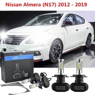 ไฟหน้ารถยนต์ LED H4 สําหรับ Nissan Almera (N17) 2012-2019 plug and play