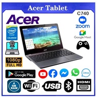 Acer Windows C740laptop 11.6 HD 4 GB RAM 16GB SSD 320GB murah original refurbished secondhand gaming