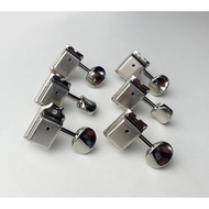 6 In-line GOTOH SD91-05M Kluson Vintage Electric Guitar Machine Heads Tuners ( Nickel ) Tuning Peg M