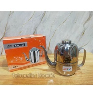 Teko Stainless Steel 48oz 1400ml / Tea Pot / Coffee Pot Stainless / Ceret Stainless Steel Kecil Aest