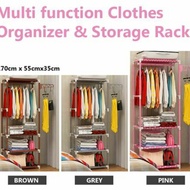 Multi function Clothes Organizer & Storage Rack / Open Closet