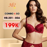 [COMBO OF 4 SHIRTS SIZE 80A] Medium foam bra with underwire HB.201
