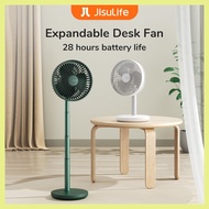 ✴ ▶ ▟ JISULIFE Table Fan Life7 Rechargeable Table Fan 8000mAh Battery Strong Wind