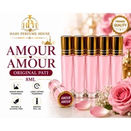 MINYAK ATTAR / PERFUME TANPA ALKOHOL /Amour Amour original pati 8ml