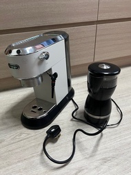 delonghi 咖啡機+磨豆機