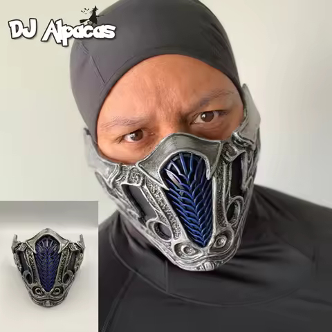 Mortal Kombat Ninja Game Scorpion Hanzo Hasashi Noob Saibot Subzero Cosplay Costume Face Mask Adult 