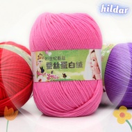HILDAR Milk Cotton 50g Baby Yarn 6ply Knitting Yarn
