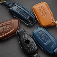 october手工皮具車鑰匙套奔馳寶馬保時捷奧迪雷克薩斯客製皮套