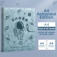 A3 Size Certificate Album New 2025 Leather Storage Folder Organizer for Kindergarten Boys Girls Elem