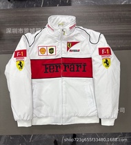 Ferrari F1 Racing Suit F1 Embroidered Motorcycle Jacket Ferrari Racing Suit European And American St
