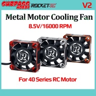 SURPASS HOBBY ROCKET Motor Cooling Fan 40mm Aluminum Fan Rotates At 8.5V/16000 RPM For 1/10 1/8 RC C