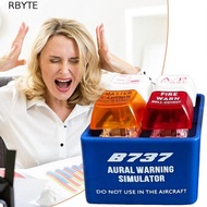 RBYTE EGPWS Warning Simulator, Highly Simulated 737 Airbus Pilot Keychain, Portable Plastic Sound Ef