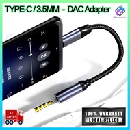 KAP10 Superior Quality USB C to 3.5MM AUX with DAC Chip Adapter Audio Earpiece Earphone Headset Adap